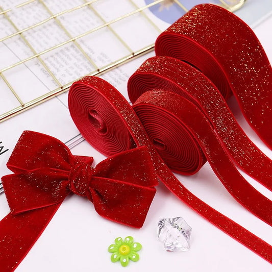 Velvet Ribbon Gift Wrapping
