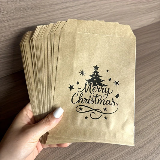 Christmas Paper Gift Bags (25-Pack)